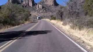 preview picture of video 'Big Bend NP - the drive into the Basin'