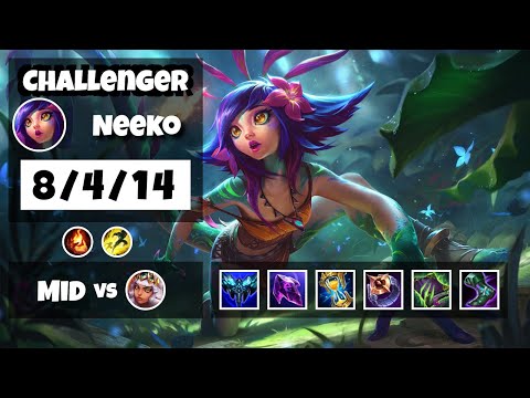 Neeko vs Qiyana NA Challenger MID (8/4/14) - v11.11