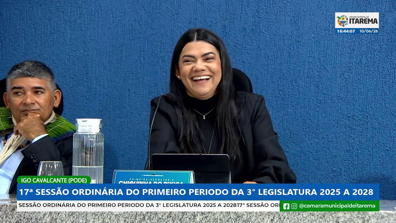 17ª SESSÃO ORDINÁRIA DO PRIMEIRO PERIODO DA 3° LEGISLATURA 2025 A 2028