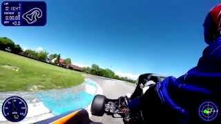 preview picture of video 'Rotthalmünster Kart Rotax DD2 Sodi 20.05.2014 Session 1 GoPro onboard cam telemetry'