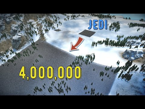 18,000 Jedi vs 4,000,000 Zombies - UEBS 2