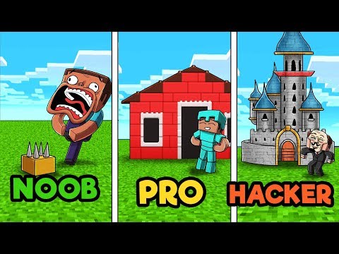 TheAtlanticCraft - Minecraft - LEGO BUILD CHALLENGE! (NOOB vs PRO vs HACKER)