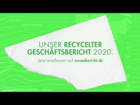 Der STADTWERK AM SEE Geschäftsbericht 2020