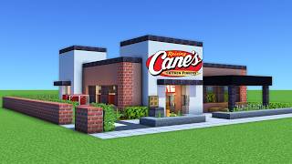How to Build a Raising Cane’s in Minecraft | Step By Step Tutorial