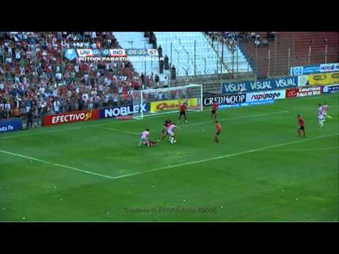 Tenía el gol y le pifió. Unión-Independiente.Fecha 32.Torneo Primera B Nacional.Fútbol Para Todos