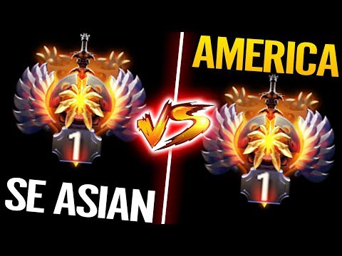 EPIC RANKED TOP 1 MMR SE vs TOP 1 AMERICA | Dota 2 Pro MMR Gameplay by Abed