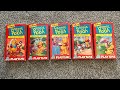 My Winnie The Pooh Playtime VHS Collection 2025 Edition
