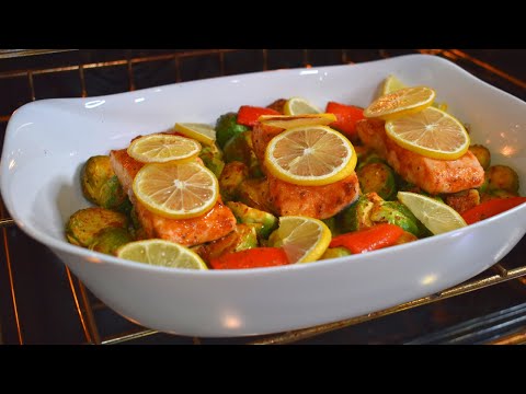 How to Roast Brussels Sprouts with Salmon