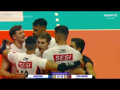 SESI-BAURU x SADA CRUZEIRO: 10 MINUTOS FINAIS | SUPERLIGA MASCULINA