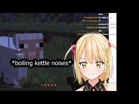 VTuber: Fuzuki Miki, and her Cute Happy Kettle Noises. Minecraft Stream Highlights