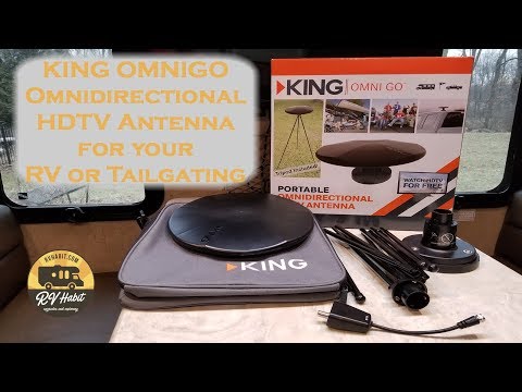 KING OmniGo Portable Omnidirectional OTA HDTV Antenna for the RV – Review and Install OA1501