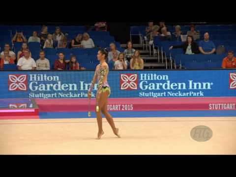Grisbel LOPEZ ORTEGA (VEN) 2015 Rhythmic Worlds Stuttgart - Qualifications Clubs