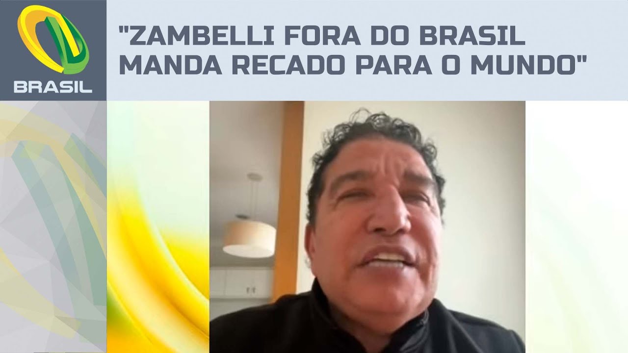Zambelli deixar o Brasil manda recado para o mundo, afirma senador Magno Malta