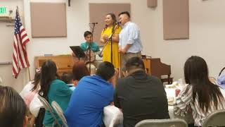 Emylee and meng sing Gold by Matt Hartke and Maggie Peake