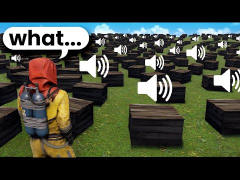 Destroying a Rust Server with 1000 Noise Machines 😭