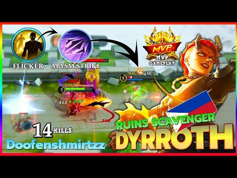Dyrroth Perfect  Fatal Abysm strike!  |Ruin scavenger  gameplay by doofenshmirtz