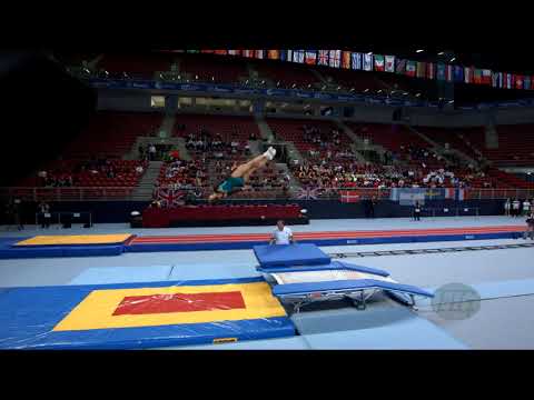 THOMAS Braida (AUS) - 2017 Trampoline Worlds, Sofia (BUL) - Qualification Double Mini Routine 1