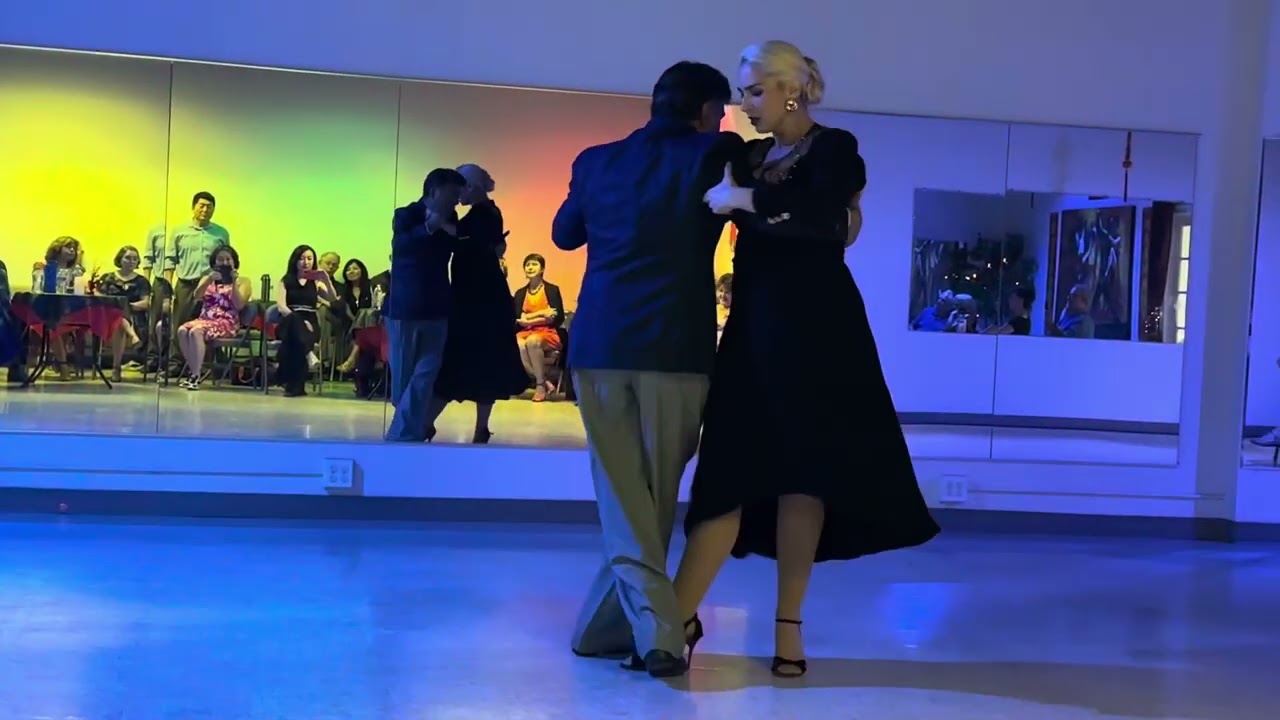 Claudio Villagra & Helena Fernández, Tango at Milonga El Yeite. Washington DC July 2023