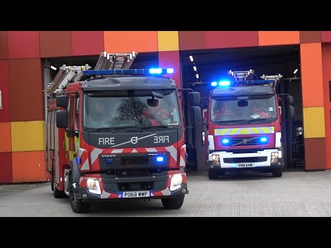 Rochdale Double Turnout - Greater Manchester Fire And Rescue Service