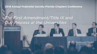 Click to play: The First Amendment/Title IX and Due Process at the Universities