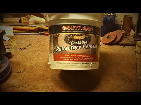 Rutland 12.5 lbs Tub Castable Cement - Mix With Water (Fire Clay) 2200 degree - Product Video