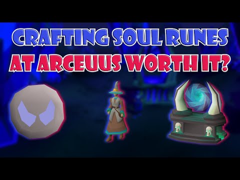 Actual XP Rates of Crafting Soul Runes at Arceuus in OSRS