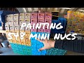 Painting 548 Mini Styrofoam Nucs - Prepping for Queen Breeding Season - Commercial Queen Breeder