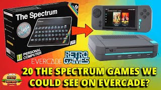 20 THE Spectrum Games We Could See On Evercade!