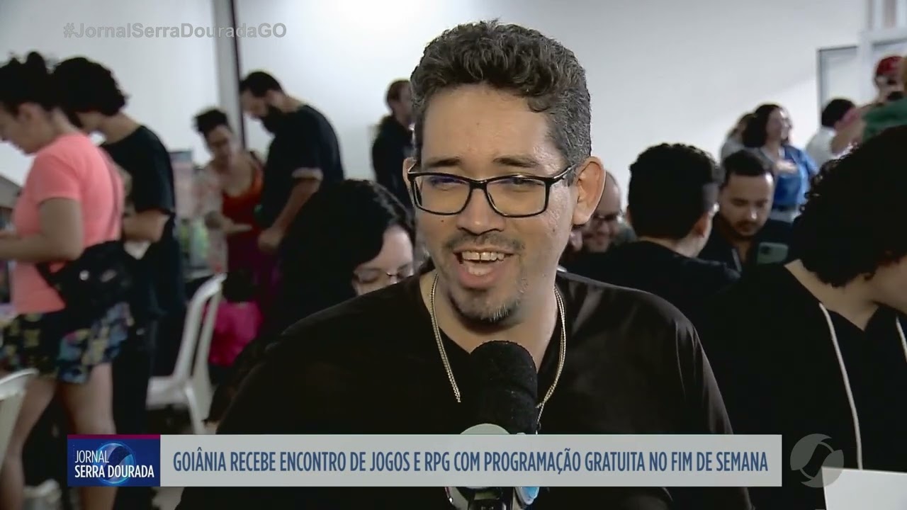 TV Serra Dourada Jornal Serra Dourada - Goiânia recebe encontro de jogos e RPG