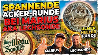 Spannende Ackerrunde bei Marius #schatzsuche #metaldetecting #metaldetector #coi