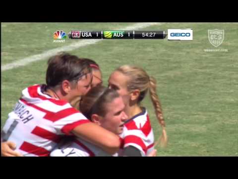 WNT vs. Australia: Alex Morgan Goal - Sept. 16, 2012