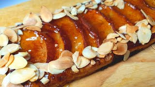 שטרודל תפוחים טבעוני מהיר וטעים Quick vegan apple strudel (ליהי קרויץ - מטבח בקלי קלות) - התמונה מוצגת ישירות מתוך אתר האינטרנט יוטיוב. זכויות היוצרים בתמונה שייכות ליוצרה. קישור קרדיט למקור התוכן נמצא בתוך דף הסרטון