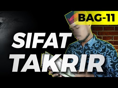 11. Sifat huruf takrir - Sifat takrir