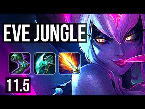 EVELYNN vs SEJUANI (JUNGLE) | Rank 5 Eve, 6/1/8 | EUW Challenger | v11.5