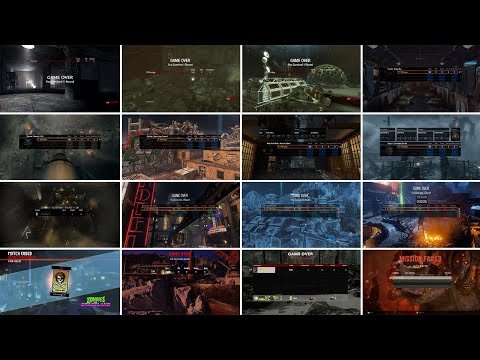 Game Over Screens Evolution in Call of Duty Zombies