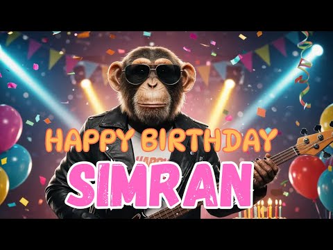 SIMRAN Happy Birthday Song - Happy Birthday to Simran