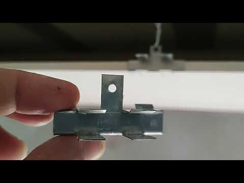 Plasterboard ceiling with suspended panels, look at the quality of the material we work with here...