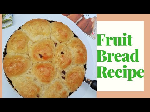 Fruit Bread Recipe/ Bread Rolls recipe/ How to make BREAD at Home