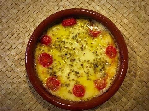 Provolone al horno con tomate