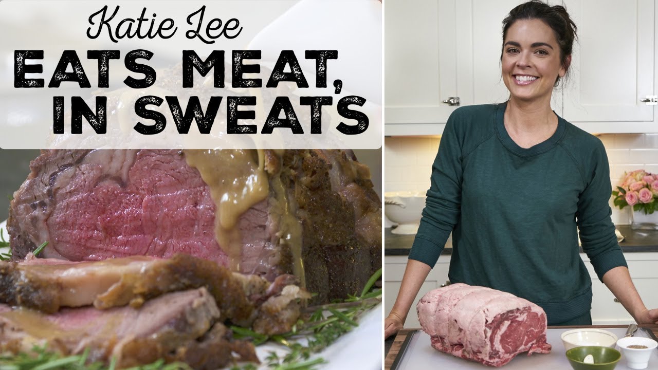 Katie Lee Makes Prime Rib with Beef Gravy | Katie Lee Eats Meat, In Sweats | Food Network