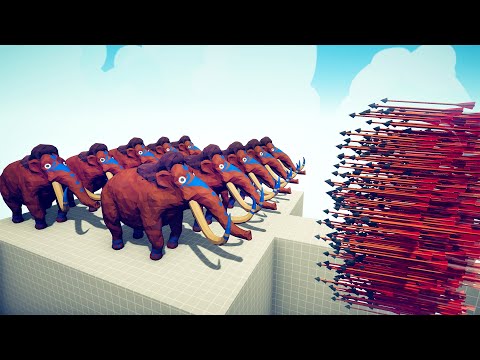 10x MAMMOTHS vs EVERY GOD - Totally Accurate Battle Simulator