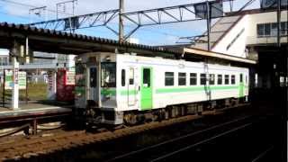 preview picture of video '室蘭本線キハ150形100番台 苫小牧駅発車 JR-Hokkaido KIHA150 series DMU'