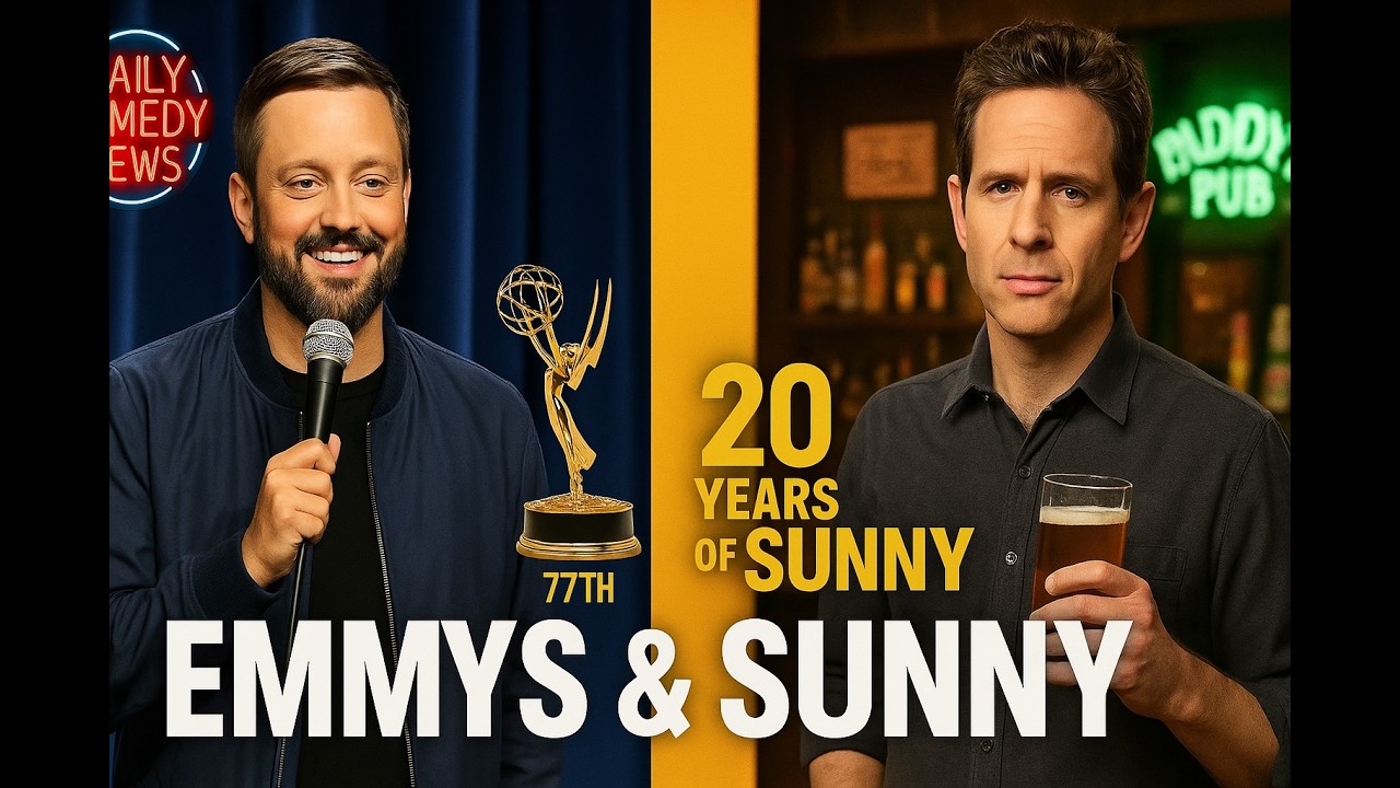 Nate Bargatze to host Emmys.  Details about Sunny season 17 and The Office Spinoff