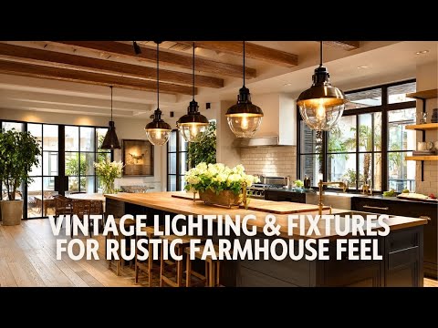 Rejuvenation Hardware Kitchen Tour  Vintage Lighting & Fixtures for Rustic Farmhouse Feel