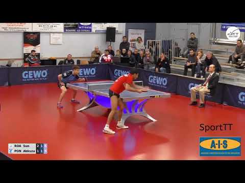 Pro A Sun Chia-Hung vs Can Akkuzu [ 2017/2018 ]