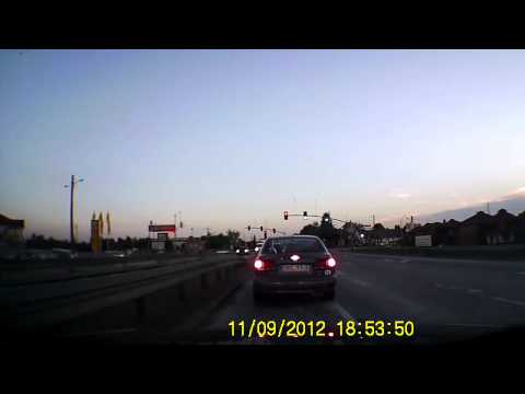 Trasa - Częstochowa-Myszków (S1/DW791/789) - ok.40km - Timelapse (Kamera samochodowa) - 11.09.2012