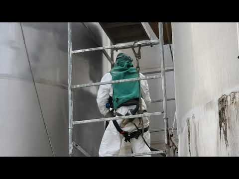 Steel Tank External Sandblasting - Siciliani - Palo del Colle (BA)