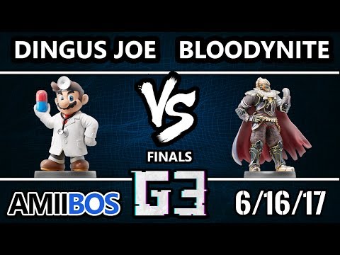 Glitch 3 Smash 4 - Dingus Joe (Dr. Mario) Vs. Bloodynite (Ganondorf) Wii U Finals