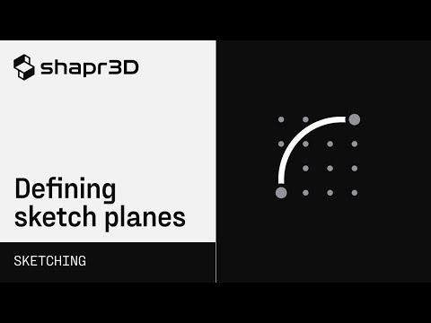 Shapr3D Manual - Defining sketch planes | Sketching