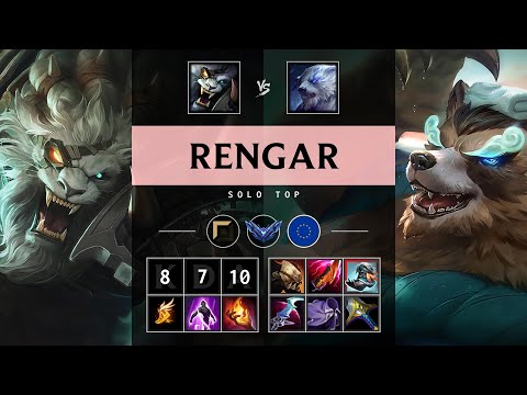 Rengar Top vs Volibear - EUW Diamond Patch 25.18